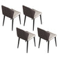 Ensemble de Table à manger moderne, ensemble de Table à manger rectangulaire avec chaises à oreilles, 1/4/5/7 pièces