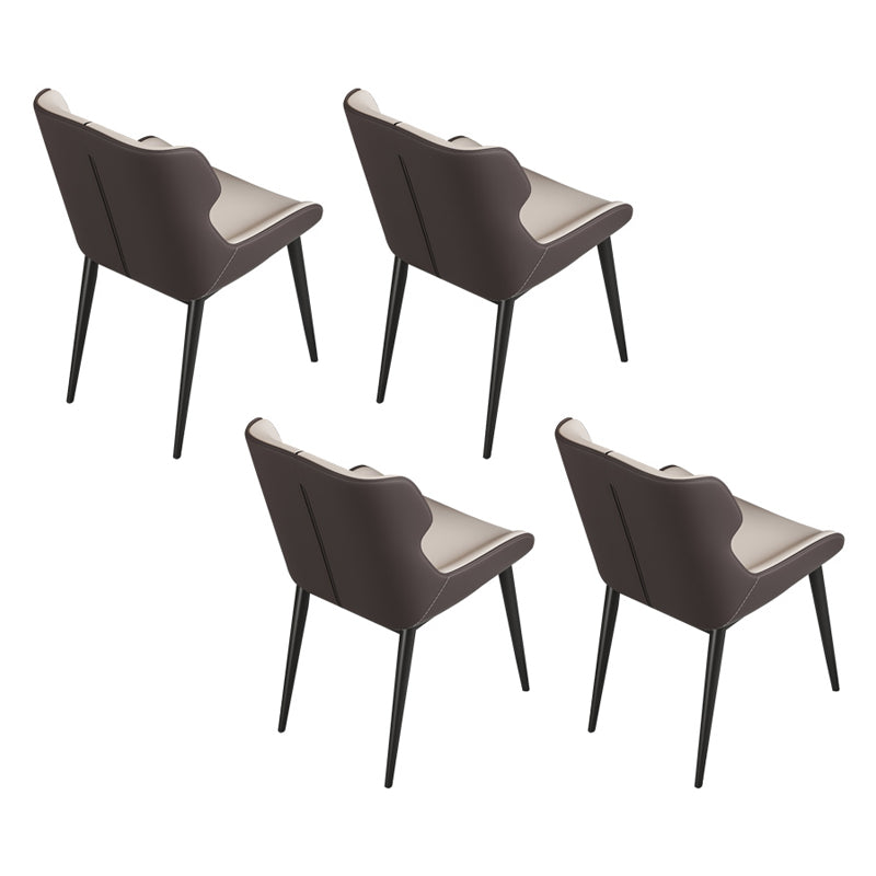 Ensemble de Table à manger moderne, ensemble de Table à manger rectangulaire avec chaises à oreilles, 1/4/5/7 pièces