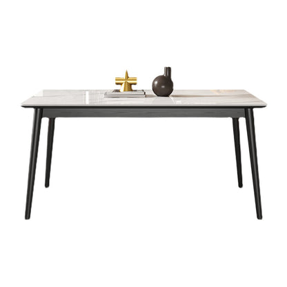 Ensemble de Table à manger moderne, ensemble de Table à manger rectangulaire avec chaises à oreilles, 1/4/5/7 pièces