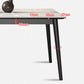 Ensemble de Table à manger moderne, ensemble de Table à manger rectangulaire avec chaises à oreilles, 1/4/5/7 pièces