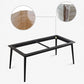 Ensemble de Table à manger moderne, ensemble de Table à manger rectangulaire avec chaises à oreilles, 1/4/5/7 pièces