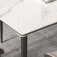 Ensemble de Table à manger moderne, ensemble de Table à manger rectangulaire avec chaises à oreilles, 1/4/5/7 pièces