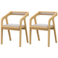 Contemporary Dining Set 1/4/5 Pcs Solid Wood Dining Table and Chairs 2 Light Grey Chairs Clearhalo 'Dining Room Sets' 'Dining Tables & Seating' 'dining_room_set' 'furn' 'furn_dining_room_set' 'Furniture' 'Kitchen & Dining Furniture' 5475495
