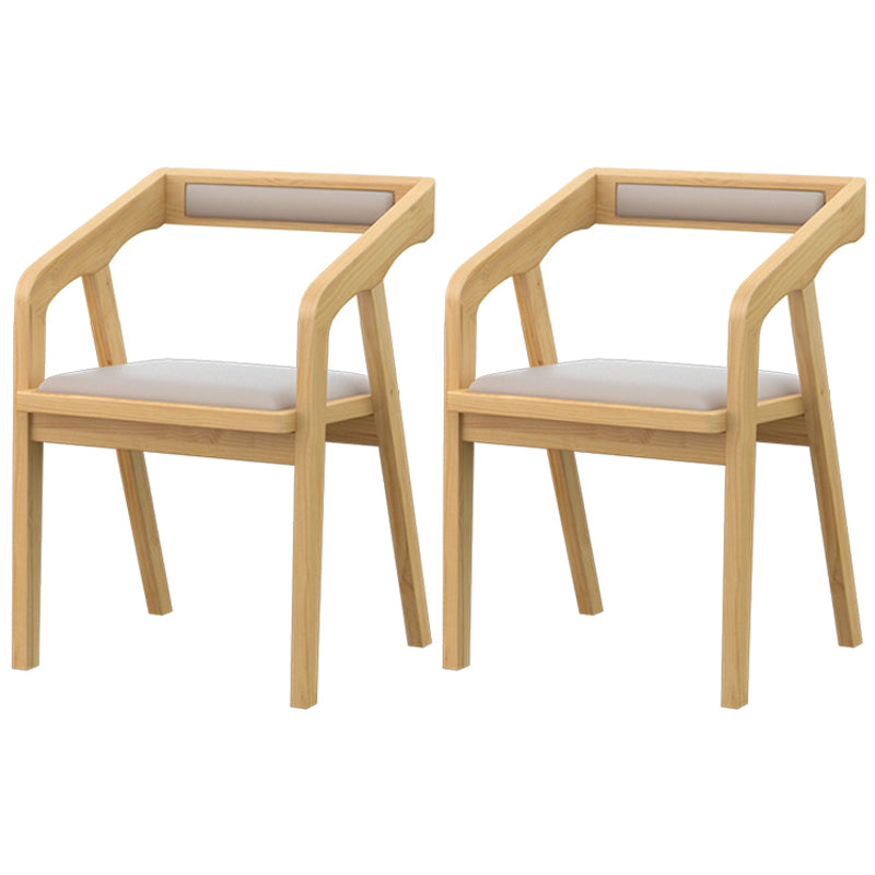 Contemporary Dining Set 1/4/5 Pcs Solid Wood Dining Table and Chairs 2 Light Grey Chairs Clearhalo 'Dining Room Sets' 'Dining Tables & Seating' 'dining_room_set' 'furn' 'furn_dining_room_set' 'Furniture' 'Kitchen & Dining Furniture' 5475495