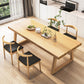 Modern Dining Set 1/2/3/4/5/7 Pcs Solid Wood Dining Table and Chairs 5 Pieces: Table, 4 Chairs Clearhalo 'Dining Room Sets' 'Dining Tables & Seating' 'dining_room_set' 'furn' 'furn_dining_room_set' 'Furniture' 'Kitchen & Dining Furniture' 5475527