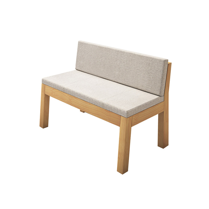 Modern Dining Set 1/2/3/4/5/7 Pcs Solid Wood Dining Table and Chairs Grey Bench 47"L x 20"W Clearhalo 'Dining Room Sets' 'Dining Tables & Seating' 'dining_room_set' 'furn' 'furn_dining_room_set' 'Furniture' 'Kitchen & Dining Furniture' 5475529