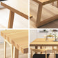 Modern Dining Set 1/2/3/4/5/7 Pcs Solid Wood Dining Table and Chairs Clearhalo 'Dining Room Sets' 'Dining Tables & Seating' 'dining_room_set' 'furn' 'furn_dining_room_set' 'Furniture' 'Kitchen & Dining Furniture' 5475536