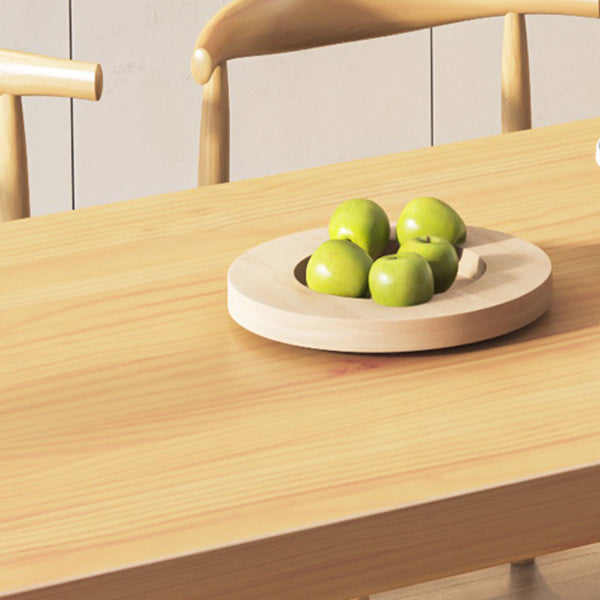 Modern Dining Set 1/2/3/4/5/7 Pcs Solid Wood Dining Table and Chairs Clearhalo 'Dining Room Sets' 'Dining Tables & Seating' 'dining_room_set' 'furn' 'furn_dining_room_set' 'Furniture' 'Kitchen & Dining Furniture' 5475537