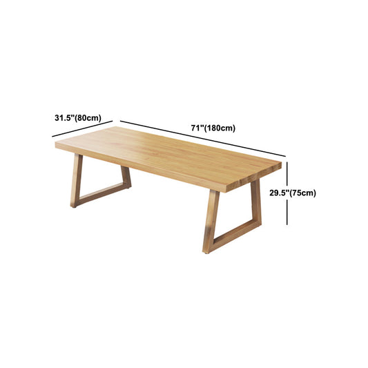 モダンダイニングセット1/2/3/4/5/7 PCSソリッドウッドダイニングテーブルと椅子