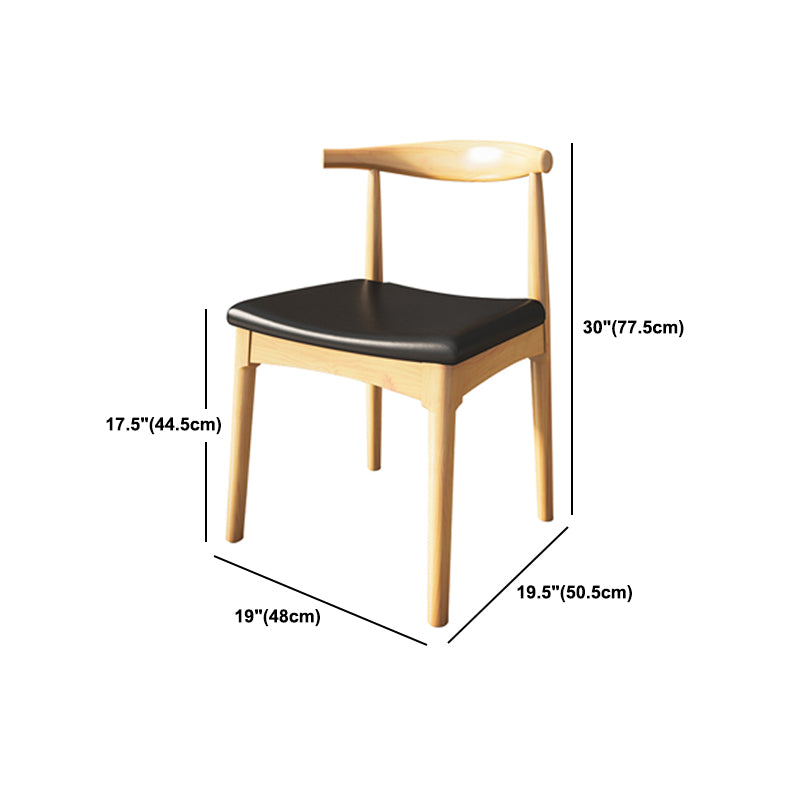 Modern Dining Set 1/2/3/4/5/7 Pcs Solid Wood Dining Table and Chairs Clearhalo 'Dining Room Sets' 'Dining Tables & Seating' 'dining_room_set' 'furn' 'furn_dining_room_set' 'Furniture' 'Kitchen & Dining Furniture' 5475546