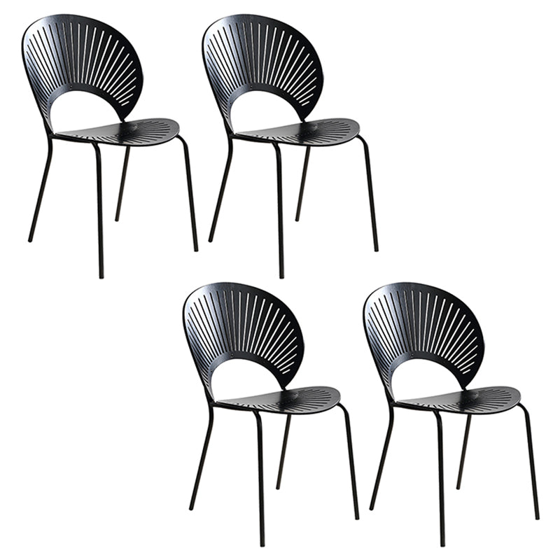 Modern Kitchen Stone Furniture Set 1/4/5 Pcs Dining Table Set with 4 Chairs 4 Black Chairs Clearhalo 'Dining Room Sets' 'Dining Tables & Seating' 'dining_room_set' 'furn' 'furn_dining_room_set' 'Furniture' 'Kitchen & Dining Furniture' 5475583