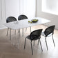 Modern Kitchen Stone Furniture Set 1/4/5 Pcs Dining Table Set with 4 Chairs Clearhalo 'Dining Room Sets' 'Dining Tables & Seating' 'dining_room_set' 'furn' 'furn_dining_room_set' 'Furniture' 'Kitchen & Dining Furniture' 5475586
