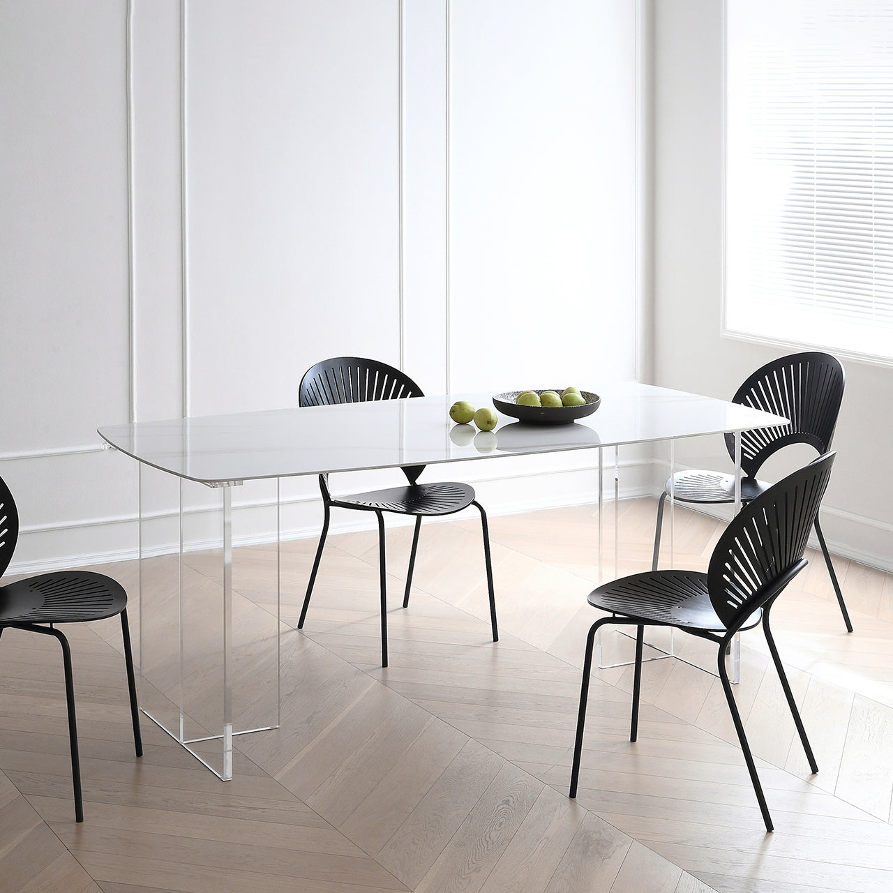 Modern Kitchen Stone Furniture Set 1/4/5 Pcs Dining Table Set with 4 Chairs Clearhalo 'Dining Room Sets' 'Dining Tables & Seating' 'dining_room_set' 'furn' 'furn_dining_room_set' 'Furniture' 'Kitchen & Dining Furniture' 5475587