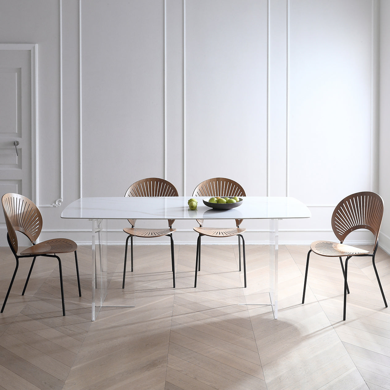 Modern Kitchen Stone Furniture Set 1/4/5 Pcs Dining Table Set with 4 Chairs Clearhalo 'Dining Room Sets' 'Dining Tables & Seating' 'dining_room_set' 'furn' 'furn_dining_room_set' 'Furniture' 'Kitchen & Dining Furniture' 5475594