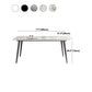 Rectangle 4 Legs Kitchen Table Industrial Sintered Stone Dining Desk
