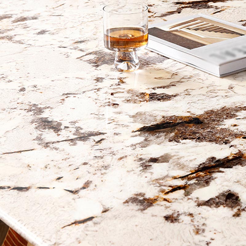 Traditional Luxury Dining Table Marble Oval Dining Table for Home