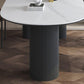 Contemporary Style Dining Table Stone 3-foot Dining Site Table for Home Clearhalo 'Dining Tables & Seating' 'Dining Tables' 'dining_table' 'furn' 'furn_dining_table' 'Furniture' 'Kitchen & Dining Furniture' 5475827