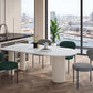 Contemporary Style Dining Table Stone 3-foot Dining Site Table for Home Clearhalo 'Dining Tables & Seating' 'Dining Tables' 'dining_table' 'furn' 'furn_dining_table' 'Furniture' 'Kitchen & Dining Furniture' 5475832