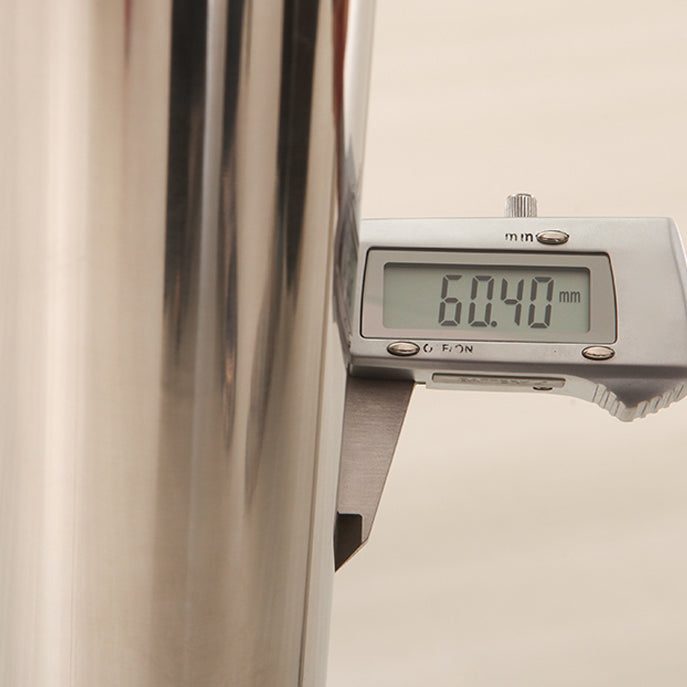 Tavolo da pranzo contemporaneo in metallo tavolo in vetro trasparente per sala da pranzo