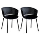 Modern Plastic Chair Parsons Chair in Matte Finish for Indoor