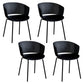 Modern Plastic Chair Parsons Chair in Matte Finish for Indoor