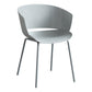Modern Plastic Chair Parsons Chair in Matte Finish for Indoor
