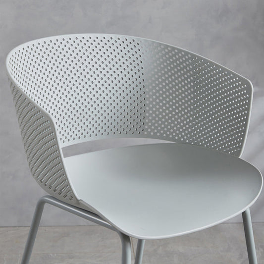 Modern Plastic Chair Parsons Chair in Matte Finish for Indoor