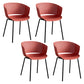 Modern Plastic Chair Parsons Chair in Matte Finish for Indoor