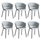 Modern Plastic Chair Parsons Chair in Matte Finish for Indoor