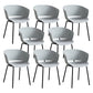 Modern Plastic Chair Parsons Chair in Matte Finish for Indoor