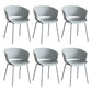 Modern Plastic Chair Parsons Chair in Matte Finish for Indoor