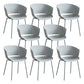 Modern Plastic Chair Parsons Chair in Matte Finish for Indoor