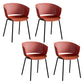 Modern Plastic Chair Parsons Chair in Matte Finish for Indoor