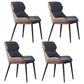Modern Faux Leather Dining Side Chairs Wingback Side Arm Chair for Restaurant Use
