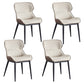 Modern Faux Leather Dining Side Chairs Wingback Side Arm Chair for Restaurant Use