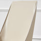 Modern Style Leather Dining Chair Armless Metal Side Chair for Home Use