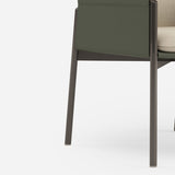 Sedia per sala da pranzo in lino in stile moderno sedia in metallo per uso domestico per uso domestico