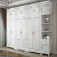 Bedroom Hinged Door Storage Cabinet Manufactured Wood French Country Cabinet with Drawers Clearhalo 'Armoires & Wardrobes' 'armoires_wardrobes' 'Bedroom Furniture' 'furn' 'furn_armoires_wardrobes' 'Furniture' 5476907