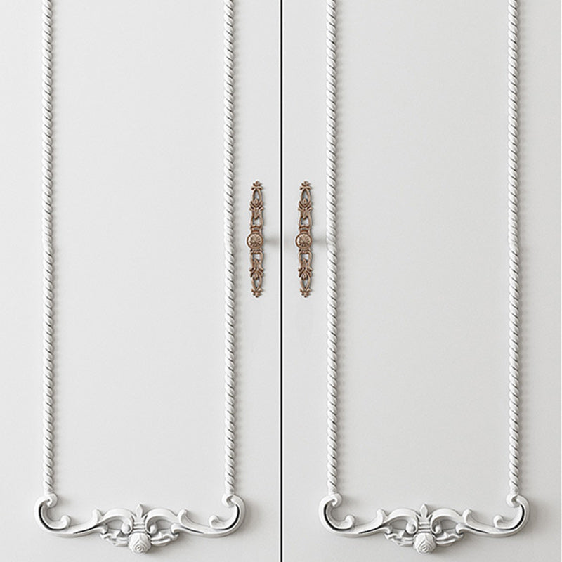 Bedroom Hinged Door Storage Cabinet Manufactured Wood French Country Cabinet with Drawers Clearhalo 'Armoires & Wardrobes' 'armoires_wardrobes' 'Bedroom Furniture' 'furn' 'furn_armoires_wardrobes' 'Furniture' 5476916