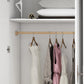 Bedroom Hinged Door Storage Cabinet Manufactured Wood French Country Cabinet with Drawers Clearhalo 'Armoires & Wardrobes' 'armoires_wardrobes' 'Bedroom Furniture' 'furn' 'furn_armoires_wardrobes' 'Furniture' 5476917