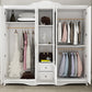 Bedroom Hinged Door Storage Cabinet Manufactured Wood French Country Cabinet with Drawers Clearhalo 'Armoires & Wardrobes' 'armoires_wardrobes' 'Bedroom Furniture' 'furn' 'furn_armoires_wardrobes' 'Furniture' 5476928