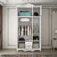 Bedroom Hinged Door Storage Cabinet Manufactured Wood French Country Cabinet with Drawers Clearhalo 'Armoires & Wardrobes' 'armoires_wardrobes' 'Bedroom Furniture' 'furn' 'furn_armoires_wardrobes' 'Furniture' 5476933