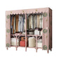 Steel Frame Folding Wardrobe Armoire Modern Style Wardrobe Cabinet for Home