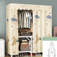 Steel Frame Folding Wardrobe Armoire Modern Style Wardrobe Cabinet for Home
