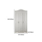 White French Country Wardrobe Armoire Engineered Wood Wardrobe Clearhalo 'Armoires & Wardrobes' 'armoires_wardrobes' 'Bedroom Furniture' 'furn' 'furn_armoires_wardrobes' 'Furniture' 5476990