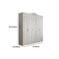 White French Country Wardrobe Armoire Engineered Wood Wardrobe Clearhalo 'Armoires & Wardrobes' 'armoires_wardrobes' 'Bedroom Furniture' 'furn' 'furn_armoires_wardrobes' 'Furniture' 5476994