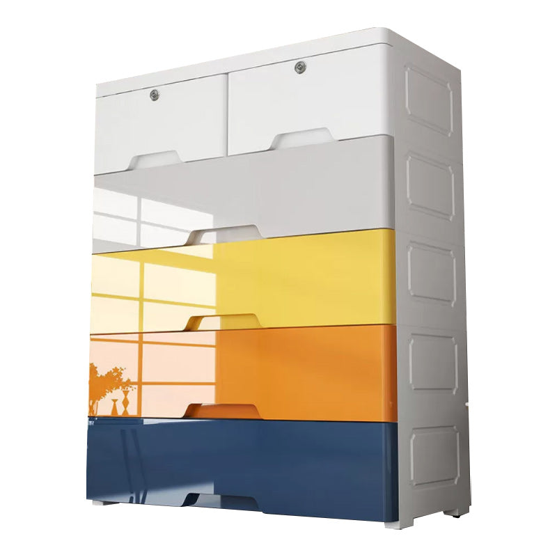 Contemporary Cabinet With Drawer Plastic Storage Cabinet for Home