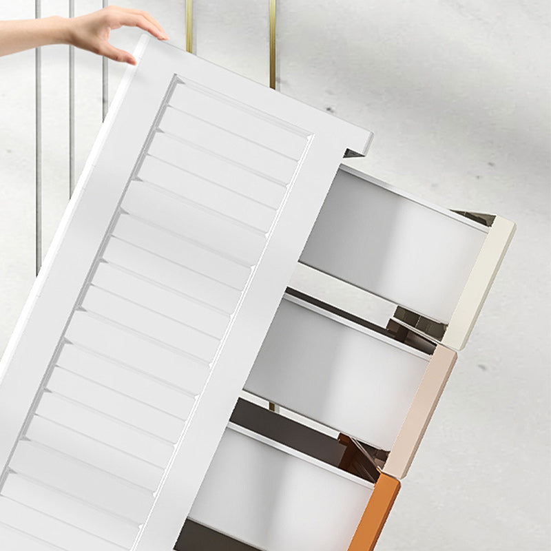 Moderner Stil nicht hangender Armoire Plastik Hausaufbewahrungsschrank mit Schubladen