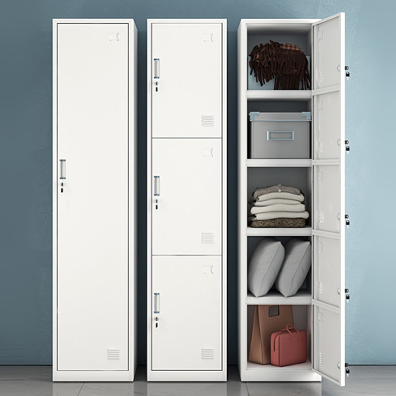 Modern Style Wardrobe Metal Wardrobe Closet with Lock,14.96" D x 16.54" W x 39.37" H