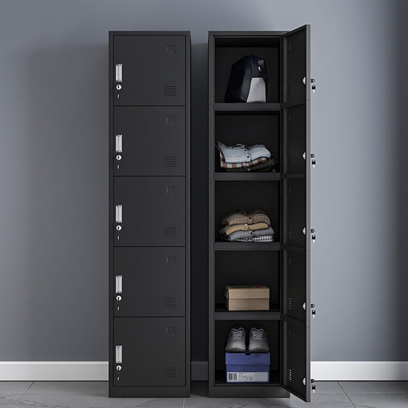Modern Style Wardrobe Metal Wardrobe Closet with Lock,14.96" D x 16.54" W x 39.37" H